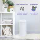 Ubbi Steel Diaper Pail, Odor Locking, No Special Bag Required, Award-Winning, Registry Must-Have, Sage Green