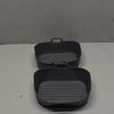 Square Silicone Air Fryer Liners 2 Pack, Compatible with Ninja AF141 181, 8.5 Inch Air Fryer Liners for COSORI 5-6.5 QT, Reusable Silicone Basket, Air Fryer Accessories (Black)