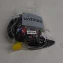 Magician Costume Accessories Pretend Play Dress Up Set Hat Cape Wand White Gloves Magic Tricks Games Toy for Kids (Black)