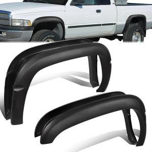 4 Pcs Fender Flares Compatible with 94-02 Dodge Ram 1500 2500 3500 96" 78" inch Fleetside Bed Wheel Flares Set OE Style Matte Textured