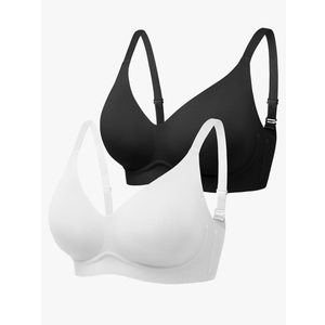 Jelly Bras for Women - XL Seamless Wireless Padded Bralette with Support, Comfy Everyday T-Shirt Bra No Underwire