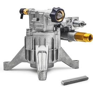 7/8" Shaft Vertical Pressure Washer Pump Max 3100 PSI Power Washer Pump Replacement Rear Inlet/Outlet 2800-3100 PSI, Compatible with Honda,GCV160,GCV190,Homelite,Craftman,Simpson,Briggs&Stratton