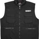 Rothco Ranger Vest/Security (Medium, Black)