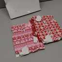 Chinco 24 Pcs Valentine's Day Gift Treat Boxes Valentines Cookie Boxes with Colorful Heart Shaped Design for Holiday Pastries for Doughnut Cupcakes Brownies Truffles Gift Giving