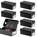 Arsmat 16 Pack Mini Sneaker Gift Boxes, 4.7 x 2.5 x 2 Inch Small Shoes Box with Editable Labels for Parties, Sports-Themed Candy, Cookies, Snacks