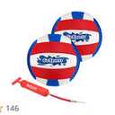 GoSports Pro Neoprene Pool Volleyball, Waterproof Volleyball with Ball Pump