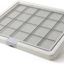 Smart Paws Large 76X62CM Pet Training Tray,Pet Training Pads Holder,Pet Toilet (Grey)