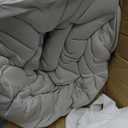 Mellow Marshmellow Comforter, Oeko-TEX Fabric (Gray, King/Cali King) | Extra Fluffy Double-Stuffed Down Alternative Duvet Insert, All-Season Temperature Balancing, Box Stitch, Twin / Twin XL)