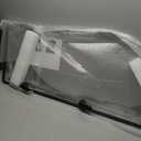 SAUTVS Clear Polycarbonate Rear Windshield Back Window for Polaris Ranger XP 1000/1000/Crew 2017-2025, XP 900/570/Diesel 2013-2025 with All Seal Quick Installation Accessories (Compatible with Roof)