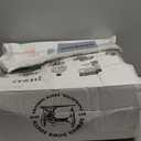 iDavosic.ly 6 Tier Folding Plant Stand Indoor Outdoor with Plastic Tray, Tiered Corner Flower Holder Shelf, Metal Orchid Display Rack for Patio Porch Living Room Garden Balcony, Modern Black