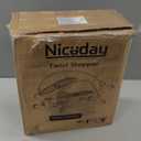 Niceday Steppers for Exercise, Stair Stepper with Resistance Bands, Mini Stepper with 300LBS Loading Capacity, Hydraulic Fitness Stepper with LCD Monitor