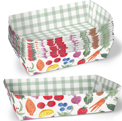 60 Pcs Caterpillar Themed Birthday Party Supplies Cartoon Sunshine Worm Party Food Trays 1 lb Whimsical Caterpillar Paper Food Boat Reading Story Disposable Serving Tray Decoration for Snack