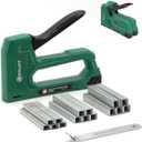 Light Duty Staple Gun for Wood, Upholstery Staple Gun with 3000pcs JT21 Staples 1/4, 5/16, 3/8 inch and Staple Remover for Crafts, Material Repair, Decoration, Furniture, DIY Use (2 Pack)