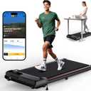 4.0MPH/6.5MPH Walking Pad Treadmill with 12% Incline, 3-Preset Mode, 2-in-1 Under Desk Treadmill 300lb Capacity, Portable Treadmills for Small Spaces, Home, Office, Work for Smart APP