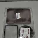 Napkin Holder for Table, Rotating Metal Napkin Dispenser with Salt and Pepper Shakers Caddy Standing Paper Towel Holder for Bathroom Kitchen Dining Table Decor Not Including Shakers (Brown)