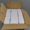 Boao Set of 4 Christmas Wine Glasses 14.9oz Festive Santa Snowman Christmas Tree Drinking Goblets Cups Painted Xmas Gift Winter Wine Glassware for Party Wedding Holiday(Red,Blue)