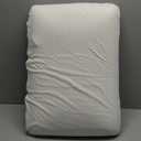 Talalay Latex Pillow, Medium Soft Latex Foam Pillow for Sleeping, Standard Size Bed Pillow for Back with Removable Cotton Inner Cover, Side and Stomach Sleepers, Helps Relieve Shoulder and Neck Pain