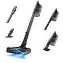 Shark PowerPro Reveal Plus Cordless Vacuum, Floor Detect & Dirt-Reveal Technology, HEPA Filter, Carpet & Hard Floor, Rechargeable, Charcoal, IZ376H