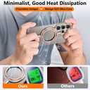 S25 Ultra Case Magnetic with Ring Kickstand, Slim Metal Frameless for Samsung Galaxy S25 Ultra Case for Magsafe, Cool Drop-Proof Protective S25Ultra Cover for Men Women 6.86 Inch, Desert Gold