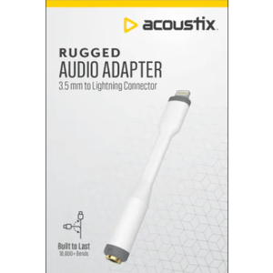 ACOUSTIX RUGGER AUDIO ADAPTER 3,5mm to Apple