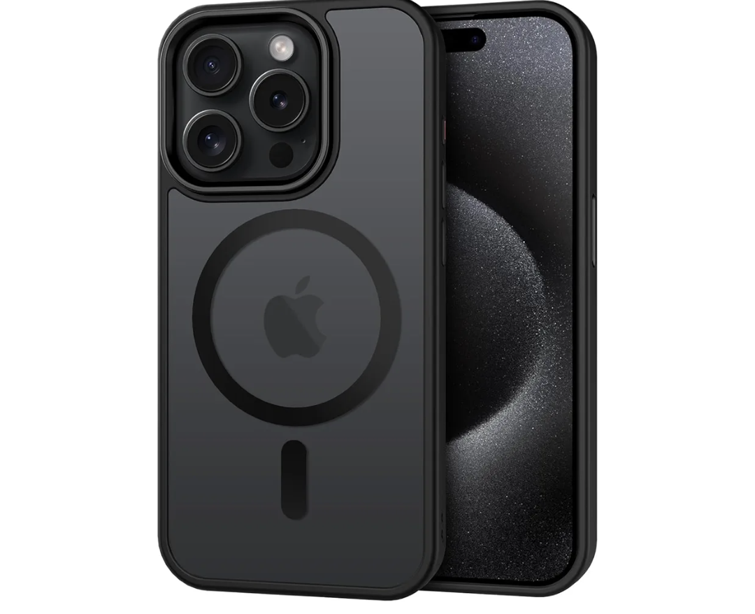 CACOE Magnetic Case for iPhone 15 Pro Max 2023 6.7 inch-Compatible with MagSafe & Magnetic Car Phone Mount,Anti-Fingerprint TPU Thin Phone Cases Cover Protective Shockproof Matte Black
Amazon's Choice