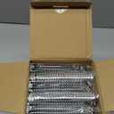 125 Count Silver Plastic Forks Heavy Duty, 7.28 Inch Forks Disposable Heat Resistant Durable Silver Plastic Disposable Utensils for Parties, Wedding, Daily Events