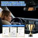Foldable Sun Shade WODSTA Full Coverage Windshield Sunshade Compatible with Honda HRV 2023-2026 4-Layer Thickened Windows Visor 240T Polyester Windshield Sun Shade