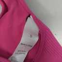 RXRXCOCO Ribbed Workout Sets for Women 2 Piece Backless Strappy Sports Bra Seamless Leggings Matching Set Yoga Outfits Pink Small