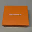 Knife Sharpener Tool, Rolling Knife Sharpener Kit, Knife Sharpening with Diamonds and Ceramic for Steel of Any Hardness, Kitchen knife Sharpener with 15 & 20 Degree Magnetic Angle(Brown)