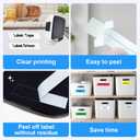 Label Orison Replacement for Dymo D1 Label Tape 9mm Combo Set 40910 40913 40916 40917 40918 40919 for Dymo LabelManager 160 260P 210D 450D3/8'' W x 23' L6 Pack