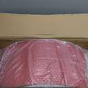 Glitzhome Christmas Tree Collar, 40.5" D Christmas Red Hammered Metal Tree Collar, Decorative Tree Stand Cover Tree Ring for Christmas Decor