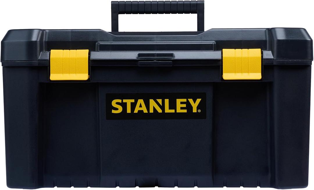 Stanley Tools and Consumer Storage STST19331 Stanley Essential Toolbox, 19", Black/Yellow