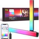 Smart RGB+IC LED Light Bars, 15 Inch Gaming Lights for TV Backlight, Color Changing Lights with Music Sync, 16 Million Colors, Works with Alexa & Google Assistant, 44 Dynamic Modes for TV Monitor Room