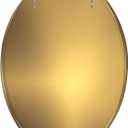 Elongated Toilet Seat Shiny brushed gold color metal Resin Toilet Seat Quietly Slow Close with Quick-Release Hinges Toilet Seat with Cover Easy to Clean Install (18.5"x14.5", Multi5)