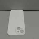 SUPFINE Designed for iPhone 15 Case,Premium Liquid Silicone with [Soft Anti-Scratch Microfiber Lining][Upgraded Camera Protection] Slim Shockproof Protective Phone Case for Men Women Girls,White