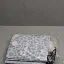 10 Pack Travel Vacuum Storage Bags with Electric Pump, 2 Large + 4 Medium + 4 Small Vacuum Sealer Bags, 80% Space Saver Bags for Luggage, Comforters and Blankets, Travel Essentials(Blue Flowers)