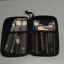 Professional Makeup Brushes BS-MALL with Travel Case, Premium Synthetic Foundation Brushes, Concealer Blush Eyeshadow Brush Kit, Labeled for Beginners & Pro, Ideal for Daily Makeup & Gift