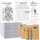 40 Pcs Wedding Activity Set for Kids Include 20 Wedding Coloring Books 20 Crayons Wedding Gifts Kids Table Activities Game Wedding Party Favors