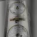 PUSU Cordless Rechargeable Table Lamp Set of 2, 4000mAh Battery Powered LED Desk Lamp, 3 Color Stepless Dimming Up, Portable Table Light Lamp for Bedroom Restaurant Outdoor (Gold)