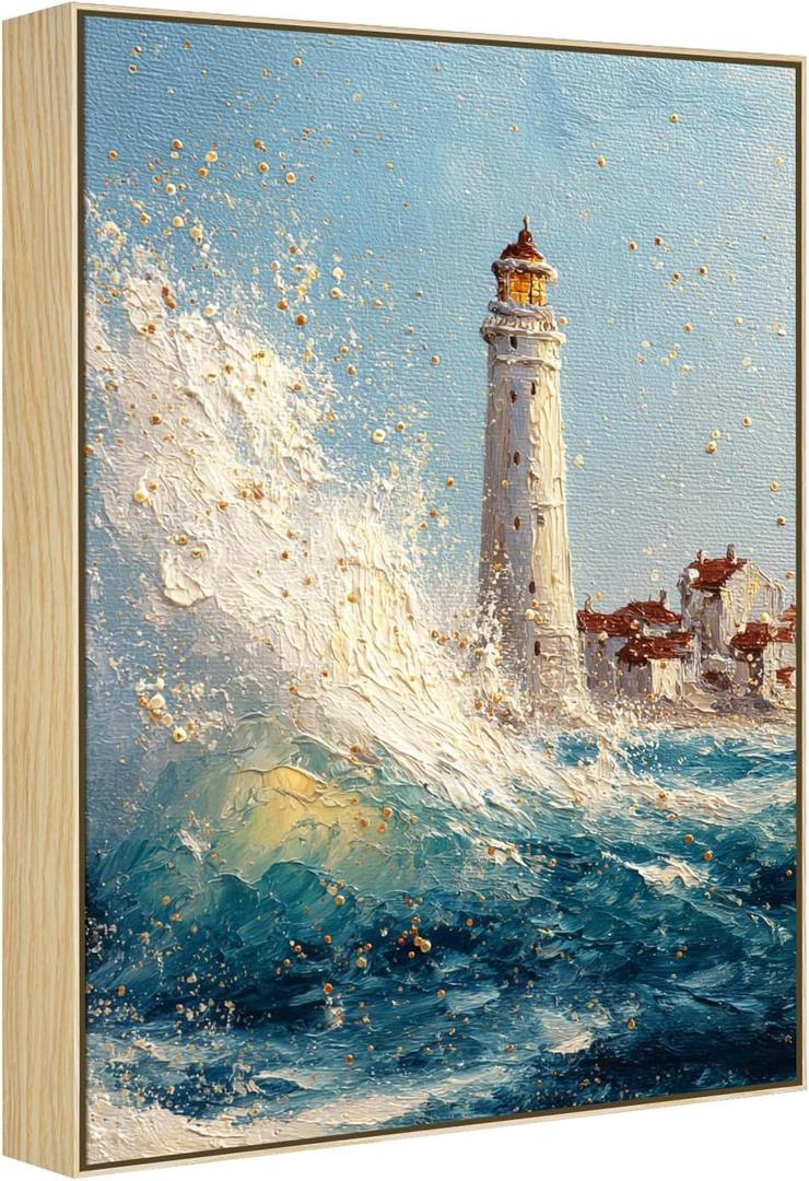 32x48 Canvas Frame for Gallery Art Print,1.5" Deep,Natural Woodgrain