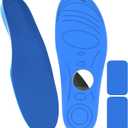 Insoles for Airtag Hidden Holder, Tracker Devise Case for Kids, Adults and Elderly, Comfortable Inserts for Shoes, Blue (175-190mm)