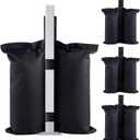 Canopy Weights Set of 4,Sand Bags for Canopy Tent, Heavy Duty Weight Bags Sandbag for Pop Up Canopy Tents, Gazebo Weights for Instant Outdoor Sun Shelter Canopy Legs(Without Sand)