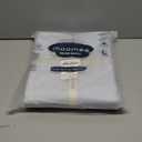 MooMee Striped Duvet Cover Set 100% Washed Cotton Linen Like Textured Breathable Durable Soft Comfy (Cornflower Blue White Pinstripes, Full 80"x90")