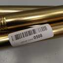Adjustable 12-20INCH Warm Gold Curtain Rods,Heavy Duty Side Curtain Rod
