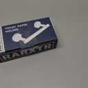 Bathroom Toilet Paper Holder Wall Mount SUS304 Stainless Steel Double Post Pivoting Toilet Paper Roll Holder Wall Mounted for Bathroom RV Commercial Toilet Tissue Dispensers, Brushed Nickel