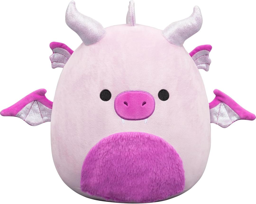 Squishmallows Day 2026 Amazon Exclusive - 12in Adelheid The Pink Dragon Official Jazwares Plush (Medium-Sized)