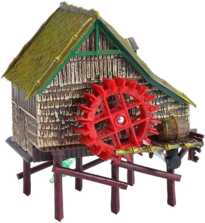 Saim Windmill Live Action Aquarium Ornaments/Air Pump Aquarium Bubble Decorations