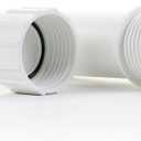 Hydronix MH03-1812WH Reverse Osmosis Membrane Housing for 30, 50, 75, 100, 125 GPD 12" membranes - White, 1/8" NPT Ports