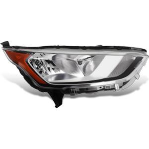 Right Side Halogen Headlight Assembly Compatible with 2019-2022 Transit Connect XL/XLT/Titanium Replacement Headlamp KT1Z13008A (Right)