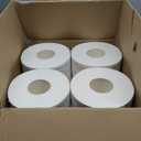 GEN 202 Jumbo JRT Bath Tissue, 2-Ply, White, 9 in Diameter, 12 Count (Pack of 4)